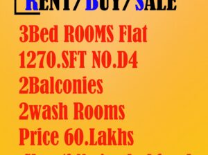 3Bedrooms Flat Shanti Nagar